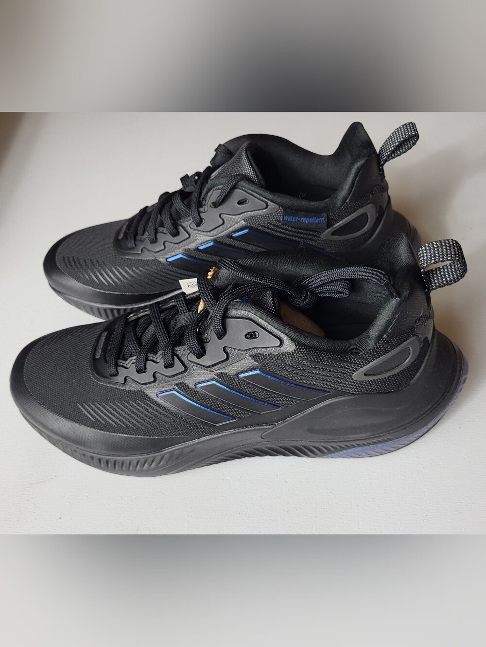 Adidas Alphamagma Guard Shoes Size M 8.5 /W 9.5 GX1177 Running Black Dark Marine